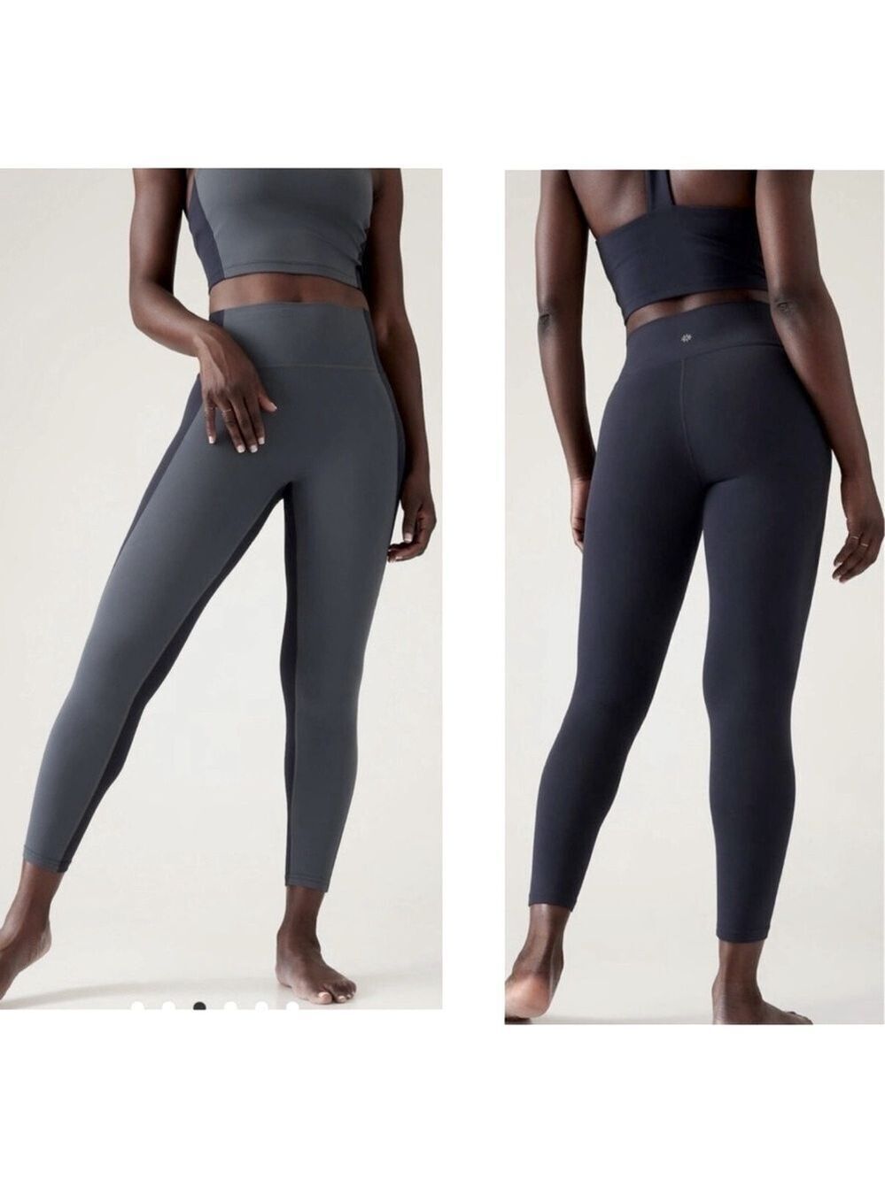 NWT ATHLETA Transcend Colorblock 7/8 Tights Leggings Size Small NEW
